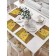 Set of napkins for setting the table "Gustav Klimt Kiss", rectangular, size 32x46 cm, 4 pcs