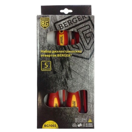 A set of dielectric berger screwdrivers, 5 items-1