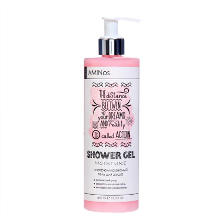 The shower gel perfumed aminos "Moisturization", 400 ml