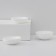 Set of saucepan luminarc lotusia, d = 11 cm, glass ceramic, 6 pcs, white color