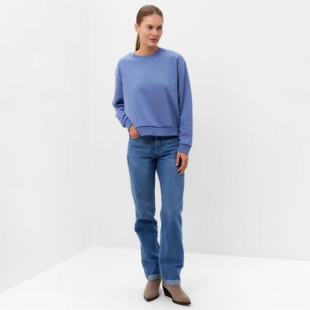 Female sweatshirt, steel color, size 50-1