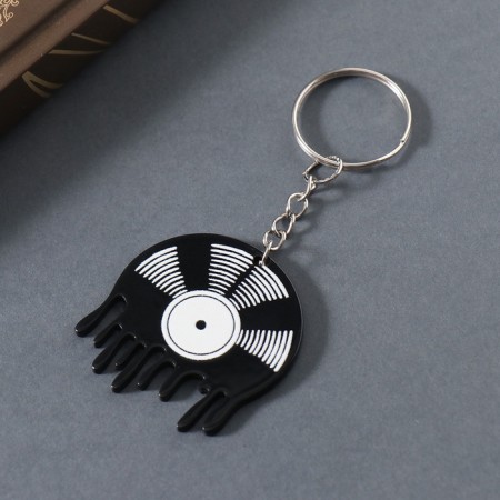 Acryl keychain "melted plate" 4,5x4x0.2 cm-1