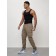 Cargo jeans men, size 44-46, beige color