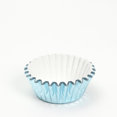 Baking shape round, 3.5 x 2 cm blue-1
