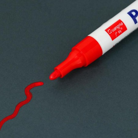 Marker - pencil, paint for tires waterproof on an oil basis, red