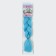 Zumba Kanecalon is monophonic, corrugated, 60 cm, 100 g, blue color (#ay32)