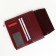 Women's wallet on magnets, burgundy color