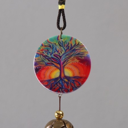 Music Wind Metal "Tree of Life" 4 bells 43 cm-1