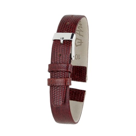 Watch strap, 10 mm, harness 65 mm, larynx 105 mm, genuine leather