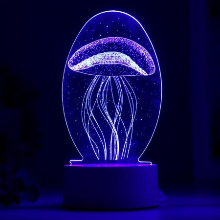 Medusa lamp LED RGB from the network 9.5x10x21.5 cm Risalux-3