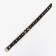Collar leather reinforced with a kapron with a half-ring, 55 x 3 cm, Osh 30-57 cm, black