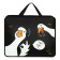 Folder with A4 handles, 330 x 260 x 75 mm, plastic, pens, calligrata "geese"