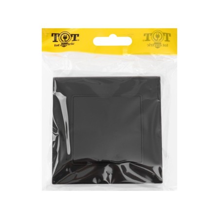 Tot Matte Glass switch, 10 a, 1 cl., Hidden, glass, black-4