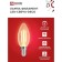 LED lamp In Home, E14, C37, 7 W, 630 LM, 3000 K, warm white, transparent