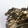Lighter with an ashtray "horse", piezo, gas