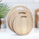 A set of cutting boards from birch on a stand, 3 pcs, 20x20, 24x24 and 28x28 cm