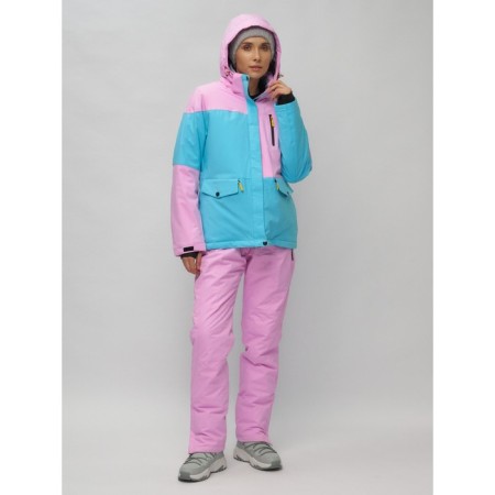 Ski suit, size 42, purple color-20