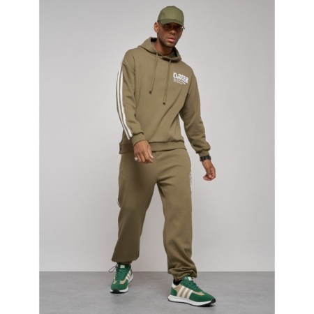 Male tracksuit, size 50, khaki color-16
