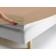 Gum sheet, size 180x200x20 cm, beige color