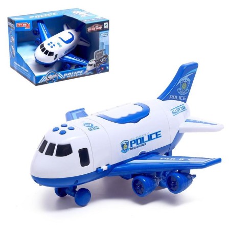 Parking "Police plane", light and sound effects