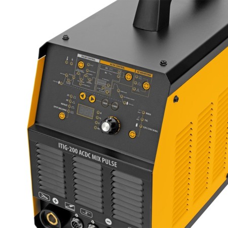 Apparatus inverter. Argonodug welding Denzel ITIG-200 ACDC MIX Pulse 94319, 200 A, PV 60% 1029085-3