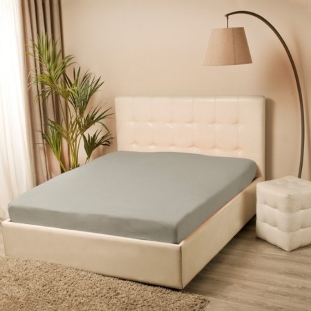 Blueberry on the elastic band "Coupe-kupa", 180x200x20 cm, gray, knitwear