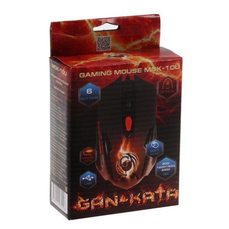 Dialog MGK-10U Gan-Kata, game, wire, optical, 2400 dpi, USB, black-6