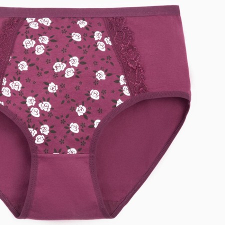 Panties female color dark purple, size 48-50-1