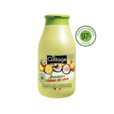 Cottage Moisturizing Shower Milk “Pineapple and Cosocos” shower, moisturizing 250 ml-1