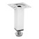 Square OKV001CR tundra, d = 25x25 mm, h = 100 mm, chromium color