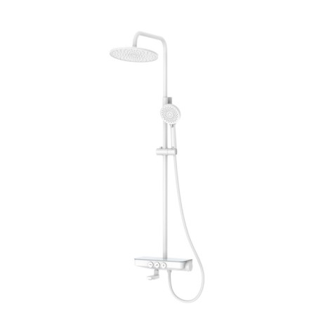 Shower system IDDIS Shelfy Shewtbti06, tropical shower, shower, white