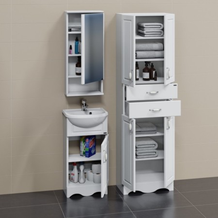 Tumba "Verona-45" floor with a sink "Coos 45"-2