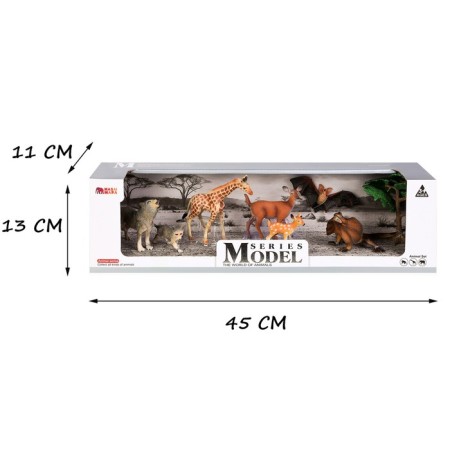 Set of figures "World of Wild Animals", 9 figures-13