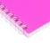 Notebook 80 liters on the crest Line Neon Pink, region plast, BL 60 g/m2