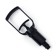 Pump for penis of the oki, vacuum, piston, ABS plastic, 23 cm, transparent