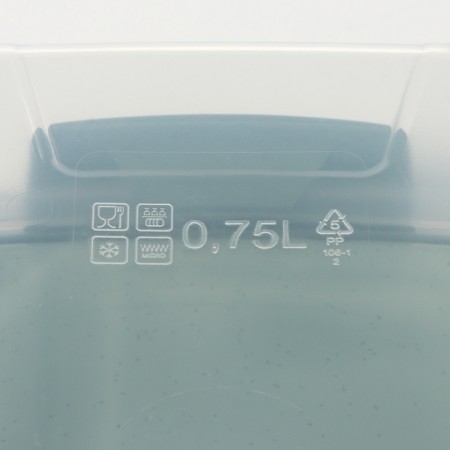 Lock & Ok food container 0.75 l, 18.6 × 12.2 × 5.5 cm, color green flex-8