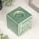 Ceramics candlestick for 1 candle "I love strongly" 8x8.2x8.3 cm