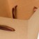 Box of the team, for bouquets, trapezoid 18.5 x 32.5 x 34.5 cm, craft