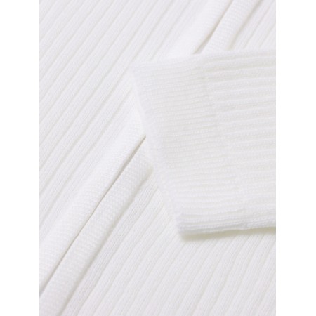 Costume (sweater and trousers) children's minku, white color, height 122 cm-9