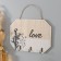 Decorative wood hooks "Love. Flowering" 20x14 cm