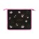 Folder d/notebooks A5 Lightning from above plastic 205*240 PT 73-12 Maldie Emoji paw foil 72733