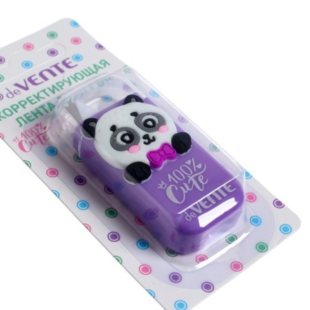 Correcting tape 5 mm x 6 m, Devente, 100% Cute Panda, Front applicator-1