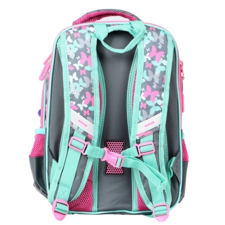 Frame backpack 39 x 29 x 17 cm, gray/turquoise ACR22-179-11-4
