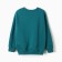 Sweatshirt for a boy, emerald color, height 140 cm