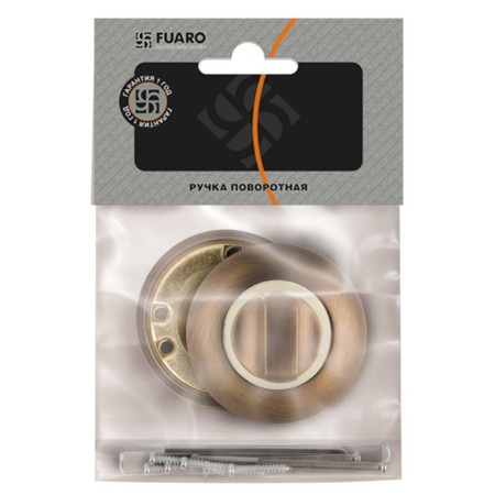 Turning handle Fuaro BK6 RM AB/GP-7, bronze/gold color-2