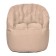 Chelsea chair, size 85x85 cm, fabric fabric, milk color