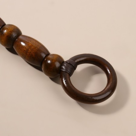 Handles for a bag, 2 pcs, 44.5 × 4.5 cm, brown color-2