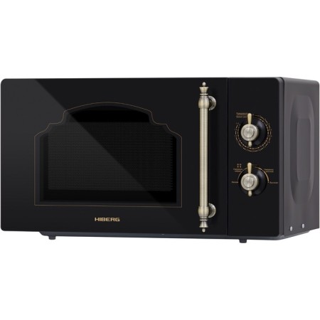 Microwave oven Hiberg VM-4288 BR, 700 watts, 20 l, black color-2
