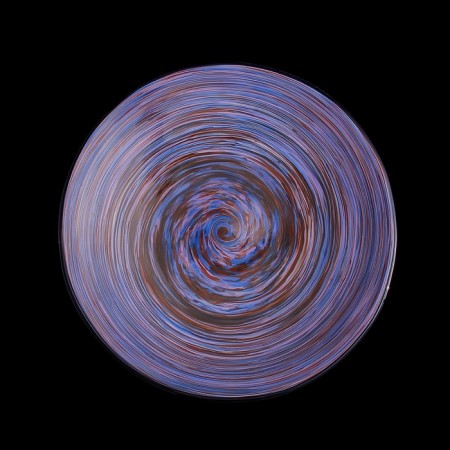 Interior dish "Milan Glass", blue, 48 × 48 cm-2
