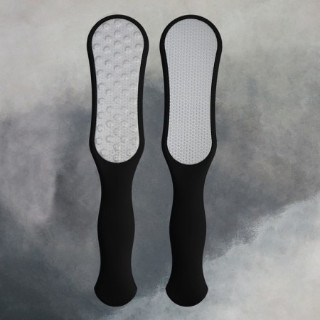 Foot Terka, laser, with a rubberized handle, bilateral, 25.8 cm, black color-6